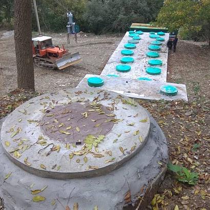 Хозяйственно-бытовой сток - 150 м3 в сутки (75x2), с. Шатой, Чеченская республика